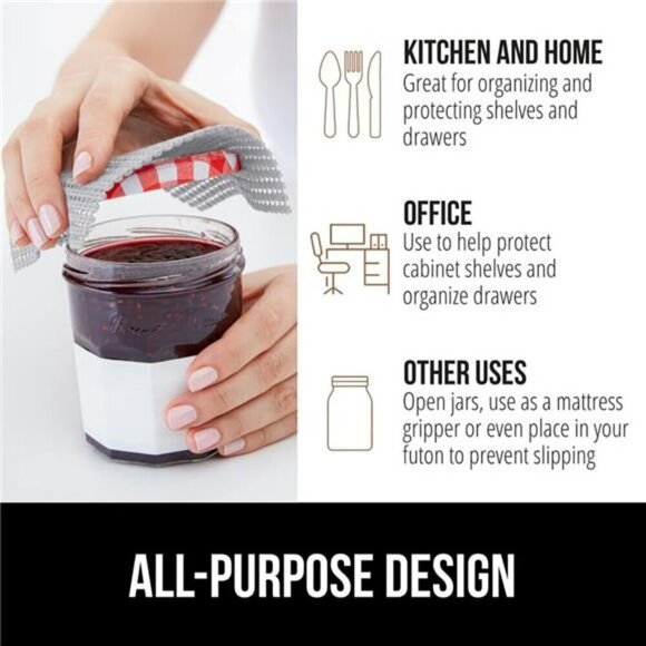 Drawer Shelf and Cabinet Liner Thick Strong Hold Non-Adhesive Liners Protect Kit - Picture 5 of 7